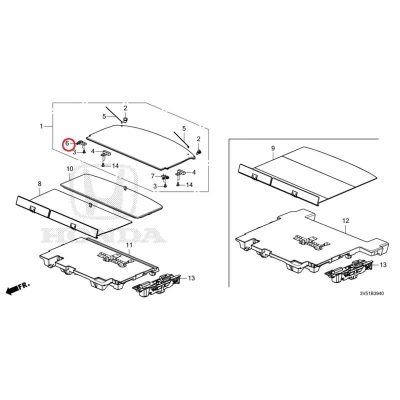 [NEW] JDM HONDA ZR-V e:HEV RZ4 2025 Trunk under box GENUINE OEM - Image 7