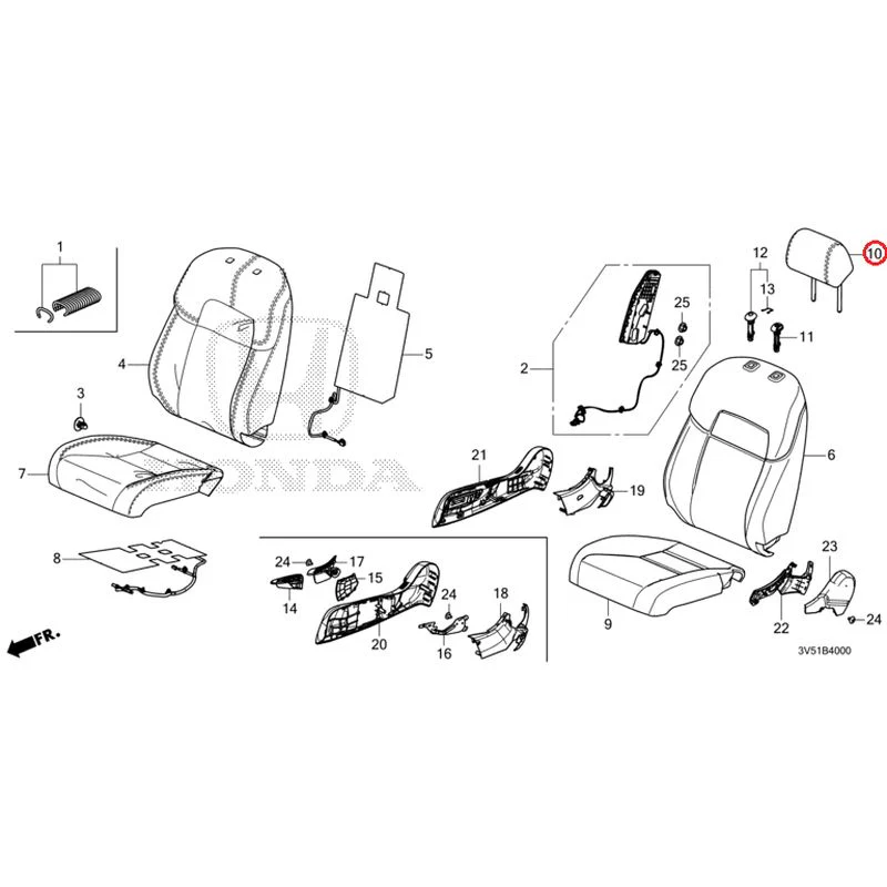 [NEW] JDM HONDA ZR-V e:HEV RZ4 2025 Front Seat (Driver's Side) GENUINE OEM - Image 12