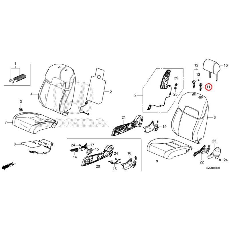 [NEW] JDM HONDA ZR-V e:HEV RZ4 2025 Front Seat (Driver's Side) GENUINE OEM - Image 14