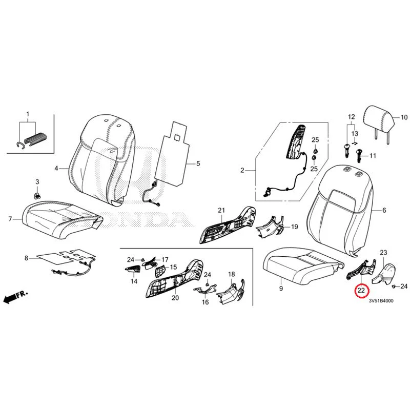[NEW] JDM HONDA ZR-V e:HEV RZ4 2025 Front Seat (Driver's Side) GENUINE OEM - Image 19