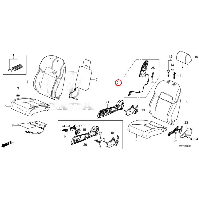 [NEW] JDM HONDA ZR-V e:HEV RZ4 2025 Front Seat (Driver's Side) GENUINE OEM - Image 3