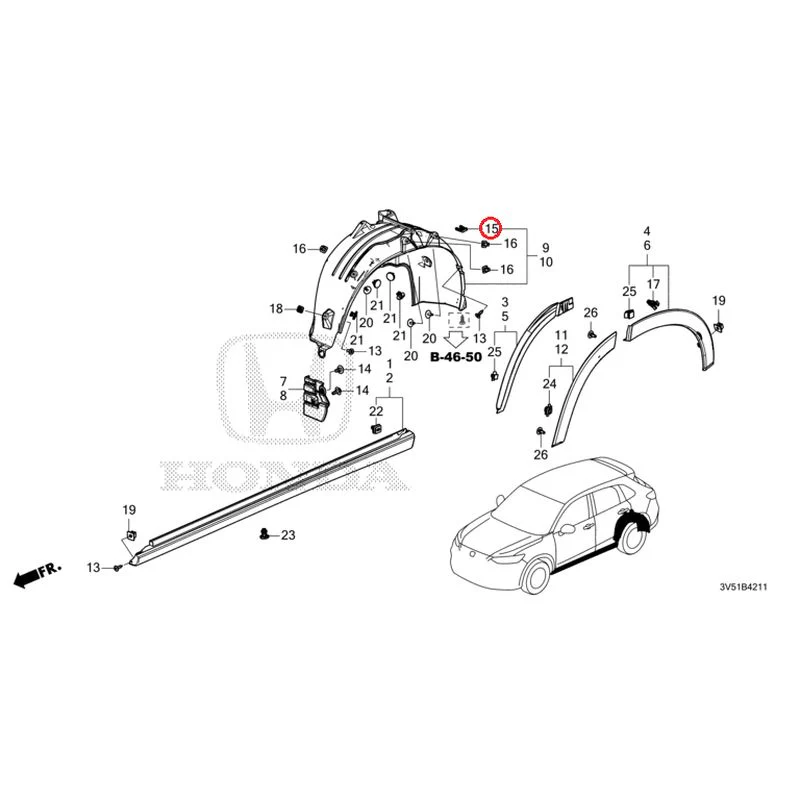 [NEW] JDM HONDA ZR-V e:HEV RZ4 2025 Side Sill Garnish/Protector GENUINE OEM - Image 52