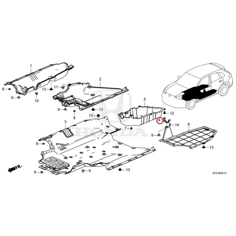 [NEW] JDM HONDA ZR-V e:HEV RZ4 2025 Undercover GENUINE OEM - Image 3