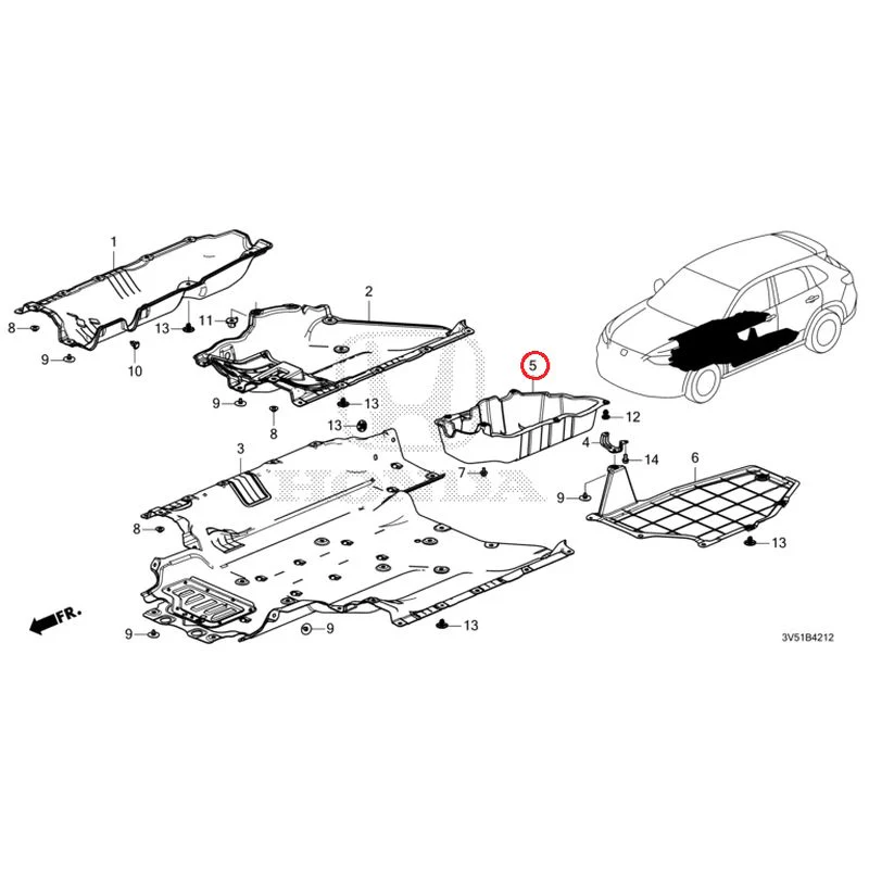 [NEW] JDM HONDA ZR-V e:HEV RZ4 2025 Undercover GENUINE OEM - Image 4