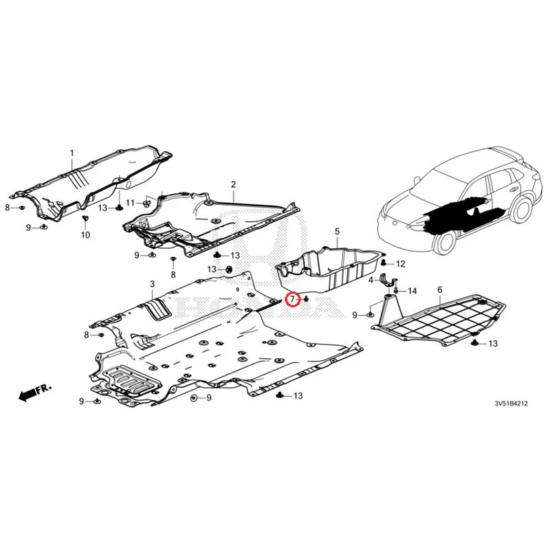 [NEW] JDM HONDA ZR-V e:HEV RZ4 2025 Undercover GENUINE OEM - Image 6