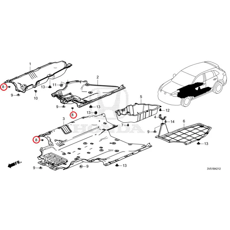 [NEW] JDM HONDA ZR-V e:HEV RZ4 2025 Undercover GENUINE OEM - Image 7