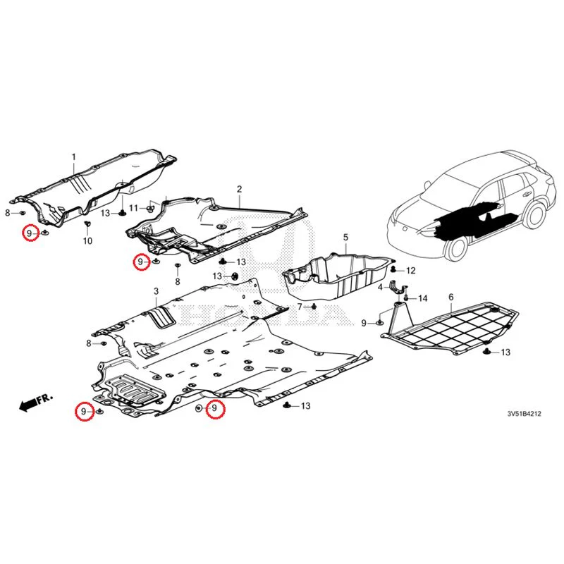 [NEW] JDM HONDA ZR-V e:HEV RZ4 2025 Undercover GENUINE OEM - Image 8