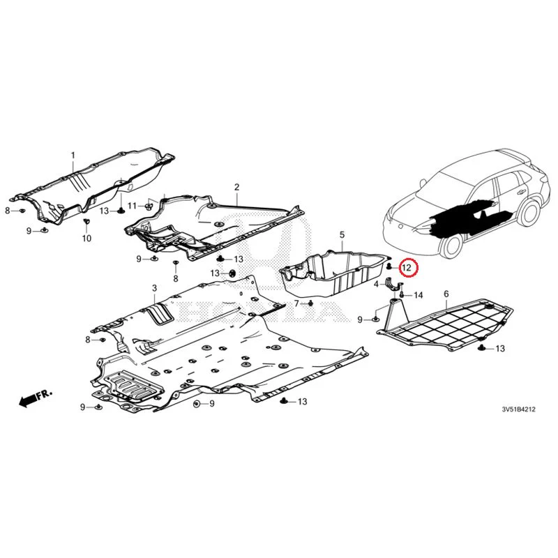 [NEW] JDM HONDA ZR-V e:HEV RZ4 2025 Undercover GENUINE OEM - Image 9