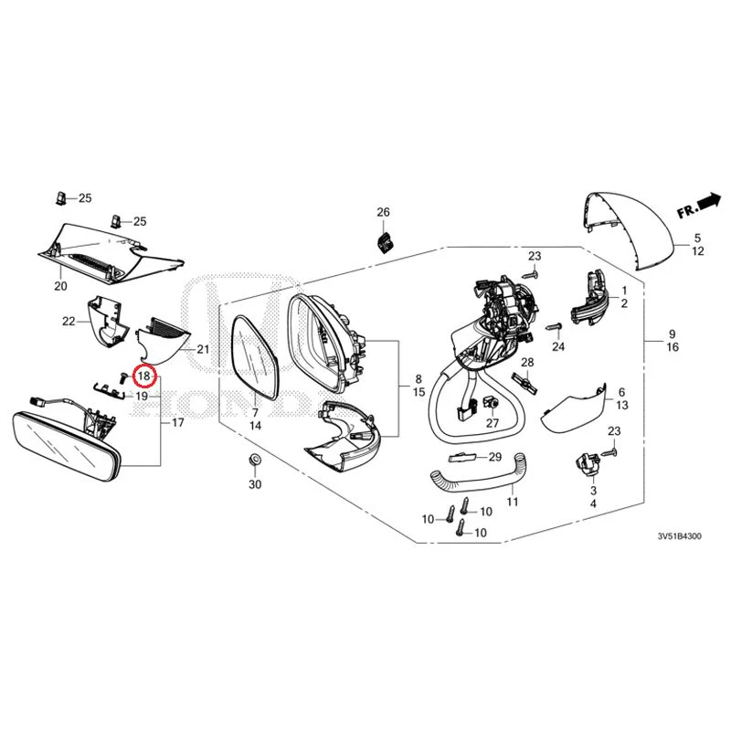 [NEW] JDM HONDA ZR-V e:HEV RZ4 2025 Mirrors GENUINE OEM - Image 31