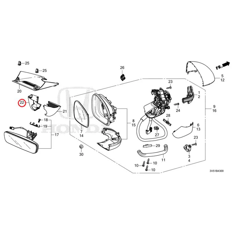 [NEW] JDM HONDA ZR-V e:HEV RZ4 2025 Mirrors GENUINE OEM - Image 35