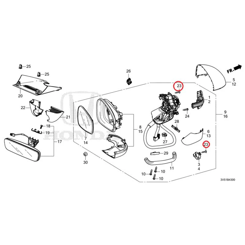 [NEW] JDM HONDA ZR-V e:HEV RZ4 2025 Mirrors GENUINE OEM - Image 36