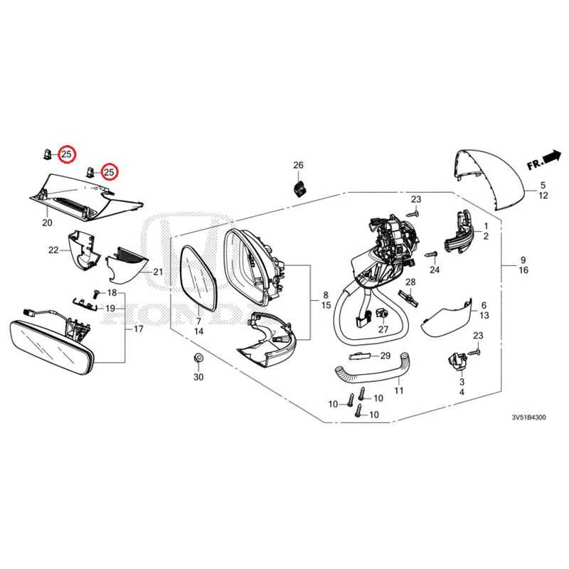 [NEW] JDM HONDA ZR-V e:HEV RZ4 2025 Mirrors GENUINE OEM - Image 38