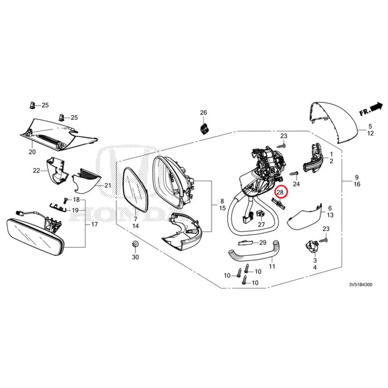 [NEW] JDM HONDA ZR-V e:HEV RZ4 2025 Mirrors GENUINE OEM - Image 41