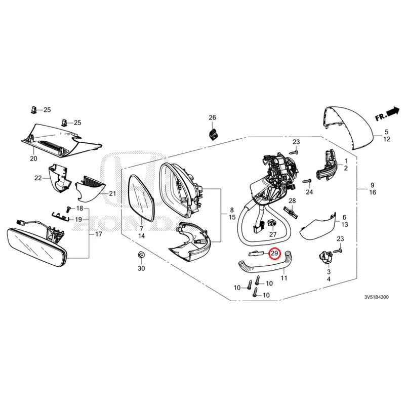 [NEW] JDM HONDA ZR-V e:HEV RZ4 2025 Mirrors GENUINE OEM - Image 42