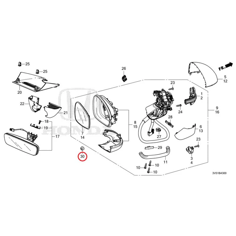 [NEW] JDM HONDA ZR-V e:HEV RZ4 2025 Mirrors GENUINE OEM - Image 43