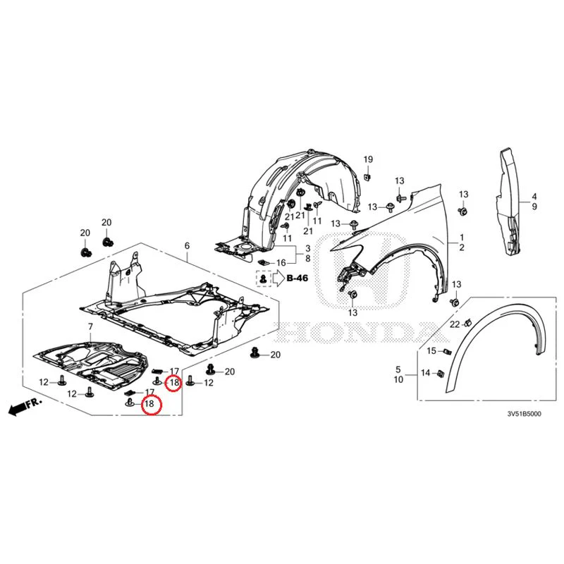 [NEW] JDM HONDA ZR-V e:HEV RZ4 2025 Front Fenders GENUINE OEM - Image 31