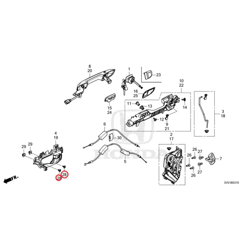 [NEW] JDM HONDA ZR-V e:HEV RZ4 2025 Front Door Locks/Outer Handles GENUINE OEM - Image 41