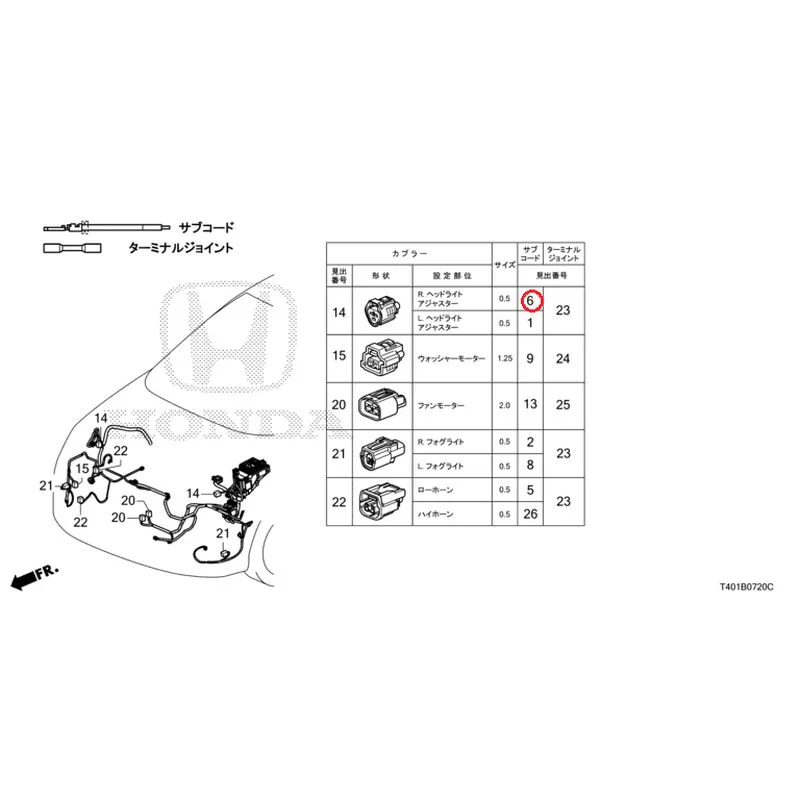 [NEW] JDM HONDA CIVIC FL1 2025 Electrical Connector (Front) GENUINE OEM - Image 4