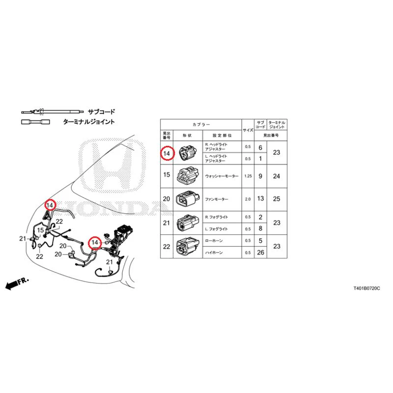 [NEW] JDM HONDA CIVIC FL1 2025 Electrical Connector (Front) GENUINE OEM - Image 7
