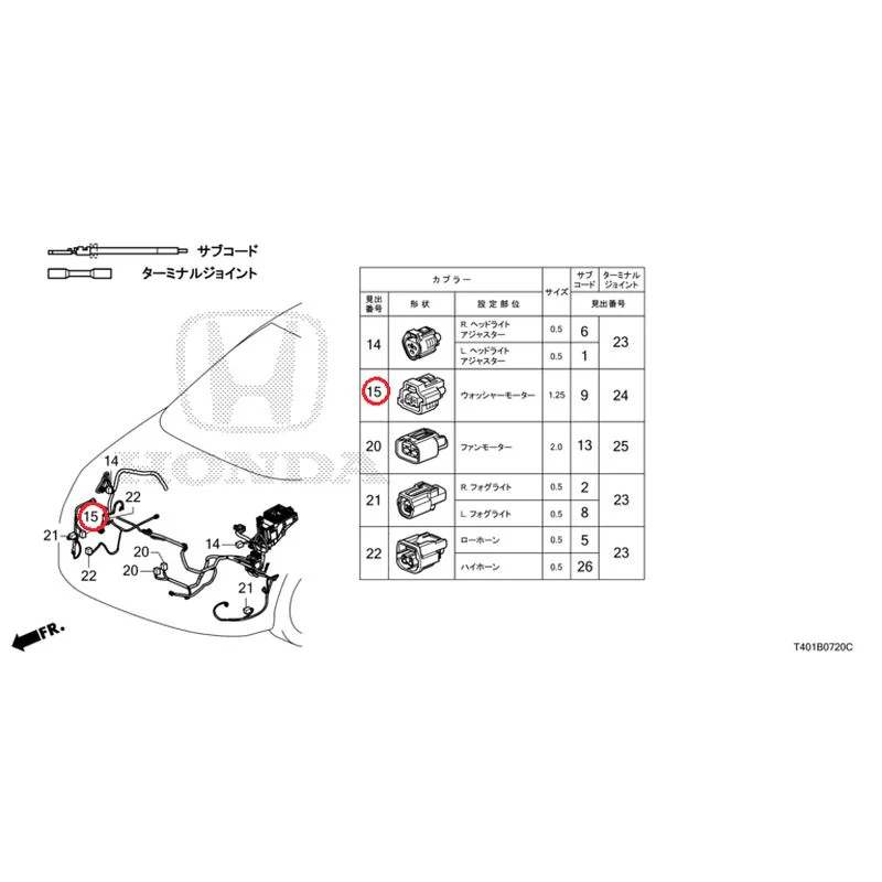 [NEW] JDM HONDA CIVIC FL1 2025 Electrical Connector (Front) GENUINE OEM - Image 8