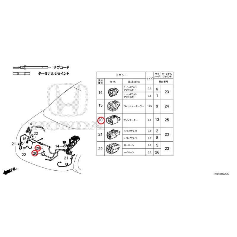 [NEW] JDM HONDA CIVIC FL1 2025 Electrical Connector (Front) GENUINE OEM - Image 9