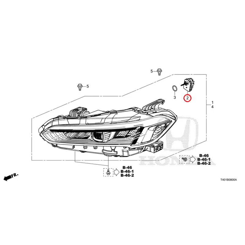 [NEW] JDM HONDA CIVIC FL1 2025 Headlight GENUINE OEM - Image 3