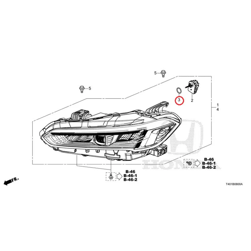 [NEW] JDM HONDA CIVIC FL1 2025 Headlight GENUINE OEM - Image 4