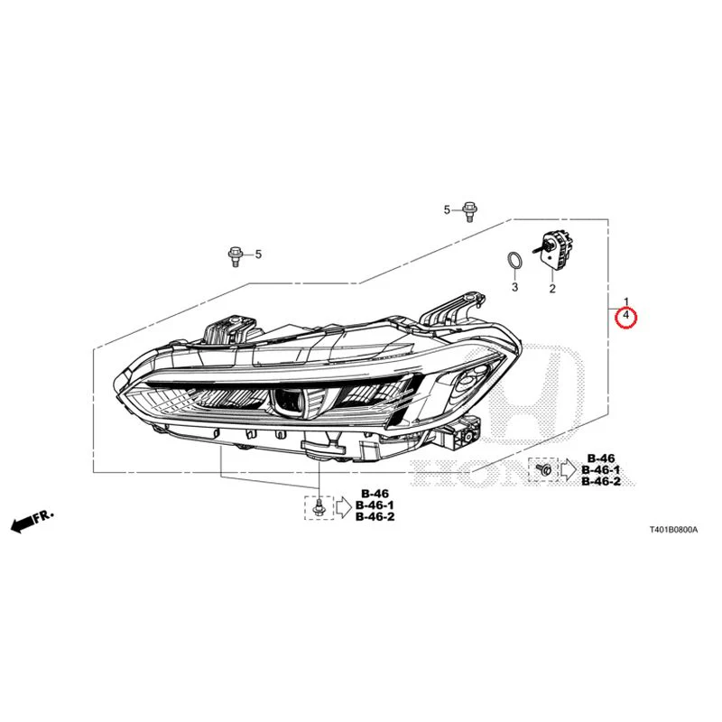 [NEW] JDM HONDA CIVIC FL1 2025 Headlight GENUINE OEM - Image 5