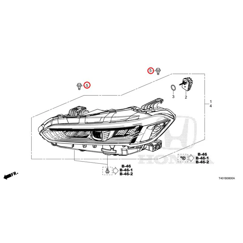 [NEW] JDM HONDA CIVIC FL1 2025 Headlight GENUINE OEM - Image 6
