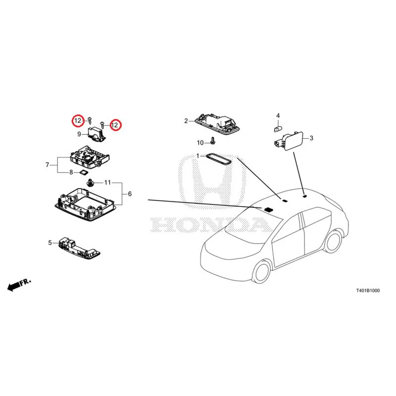 [NEW] JDM HONDA CIVIC FL1 2025 Interior Lights GENUINE OEM - Image 13