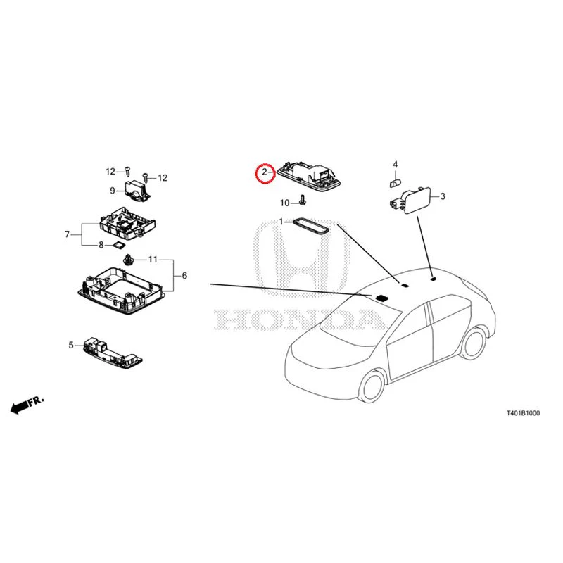 [NEW] JDM HONDA CIVIC FL1 2025 Interior Lights GENUINE OEM - Image 3