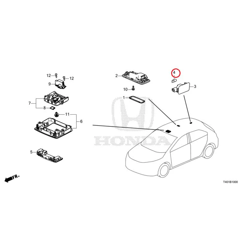 [NEW] JDM HONDA CIVIC FL1 2025 Interior Lights GENUINE OEM - Image 5
