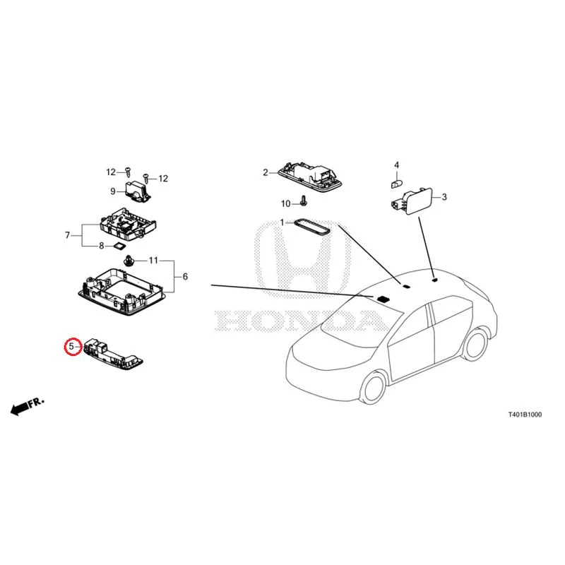 [NEW] JDM HONDA CIVIC FL1 2025 Interior Lights GENUINE OEM - Image 6