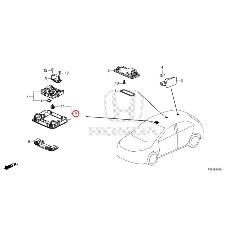 [NEW] JDM HONDA CIVIC FL1 2025 Interior Lights GENUINE OEM - Image 7