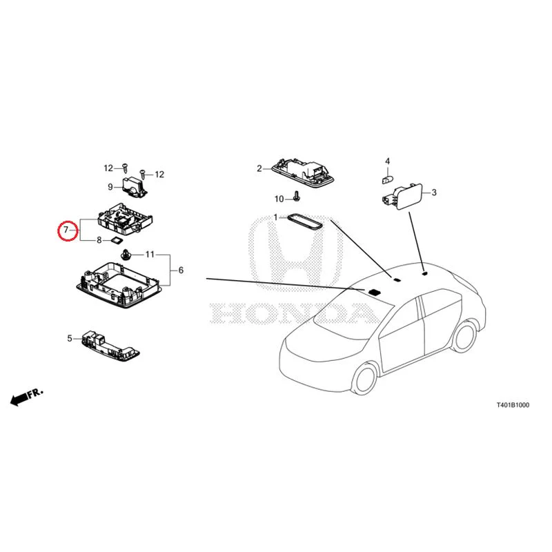 [NEW] JDM HONDA CIVIC FL1 2025 Interior Lights GENUINE OEM - Image 8