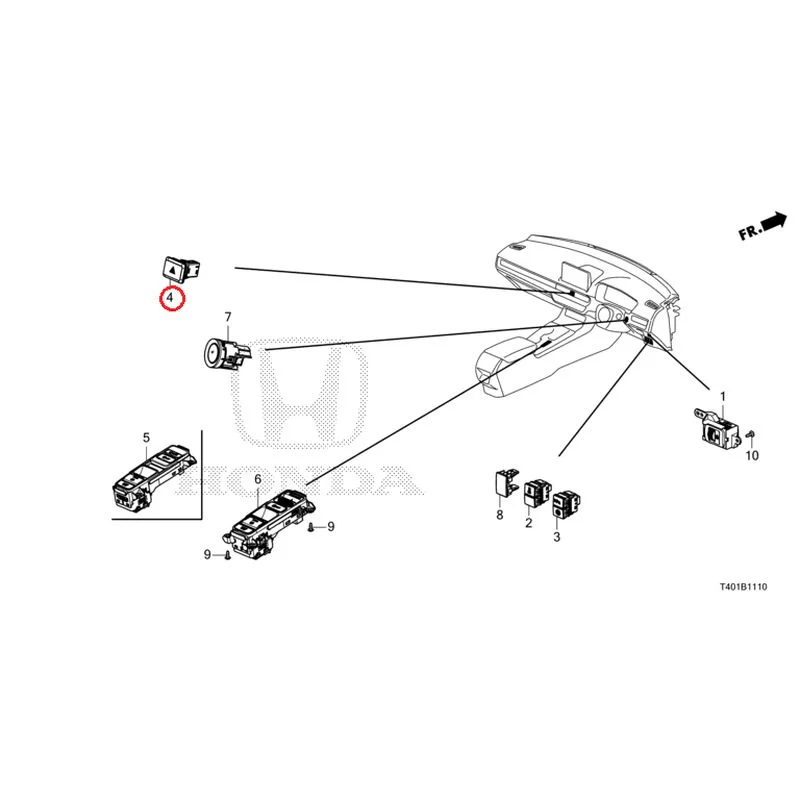 [NEW] JDM HONDA CIVIC FL1 2025 Switches GENUINE OEM - Image 4