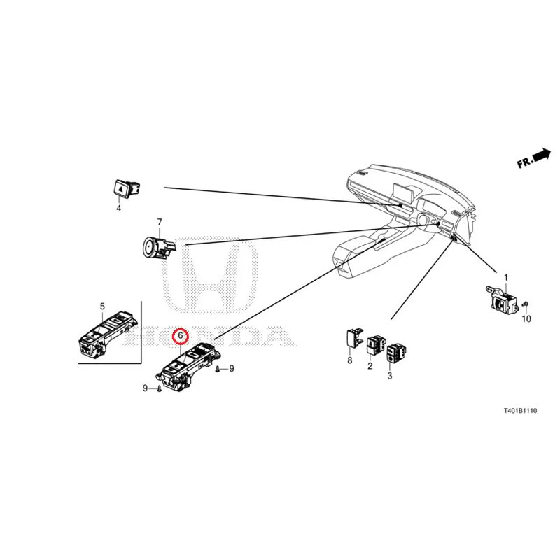 [NEW] JDM HONDA CIVIC FL1 2025 Switches GENUINE OEM - Image 5