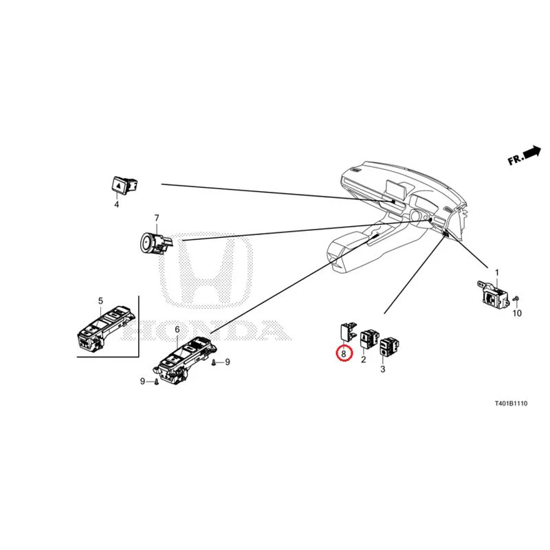 [NEW] JDM HONDA CIVIC FL1 2025 Switches GENUINE OEM - Image 7