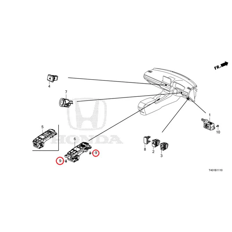 [NEW] JDM HONDA CIVIC FL1 2025 Switches GENUINE OEM - Image 8