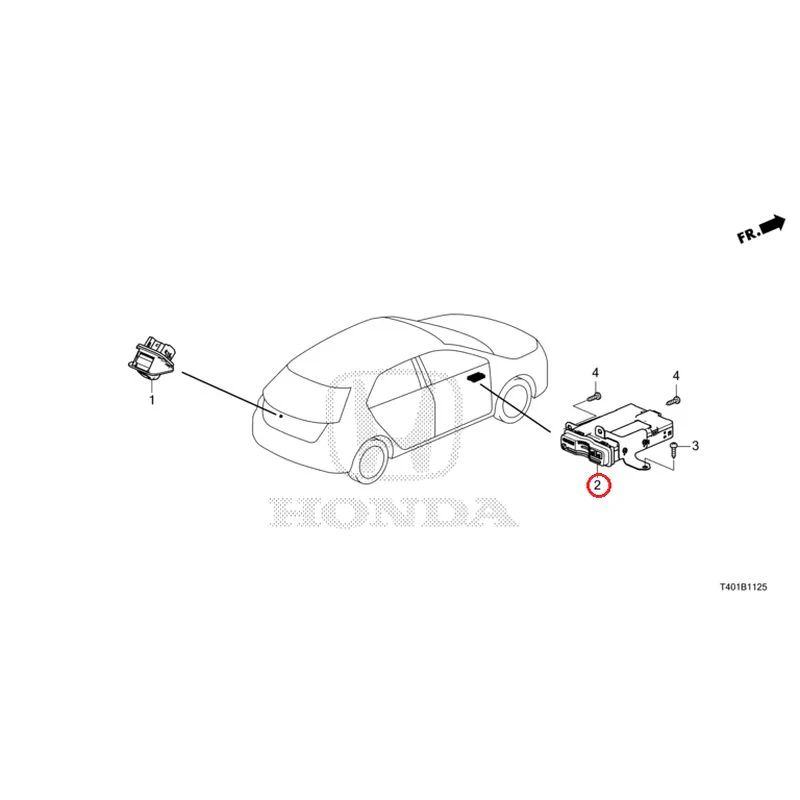 [NEW] JDM HONDA CIVIC FL1 2025 Rear View Camera/Etc Unit GENUINE OEM - Image 3