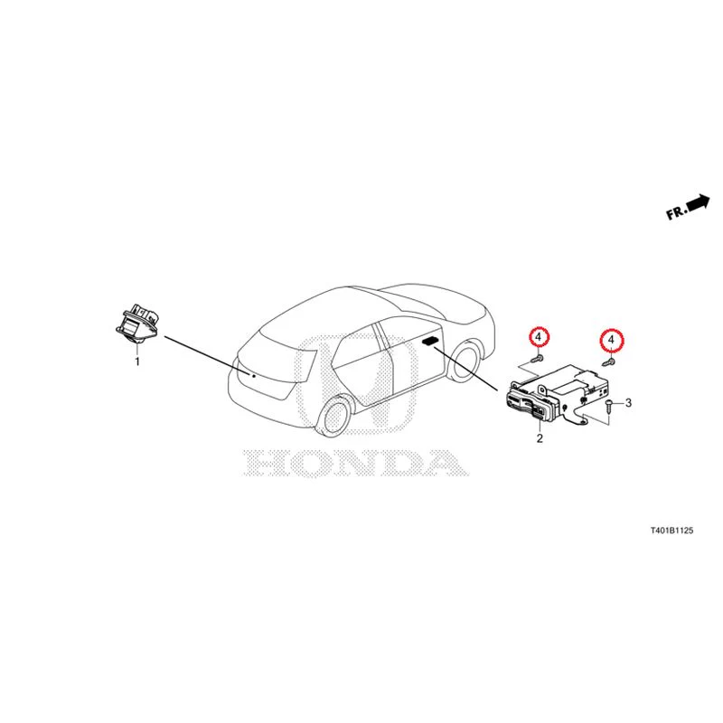 [NEW] JDM HONDA CIVIC FL1 2025 Rear View Camera/Etc Unit GENUINE OEM - Image 5