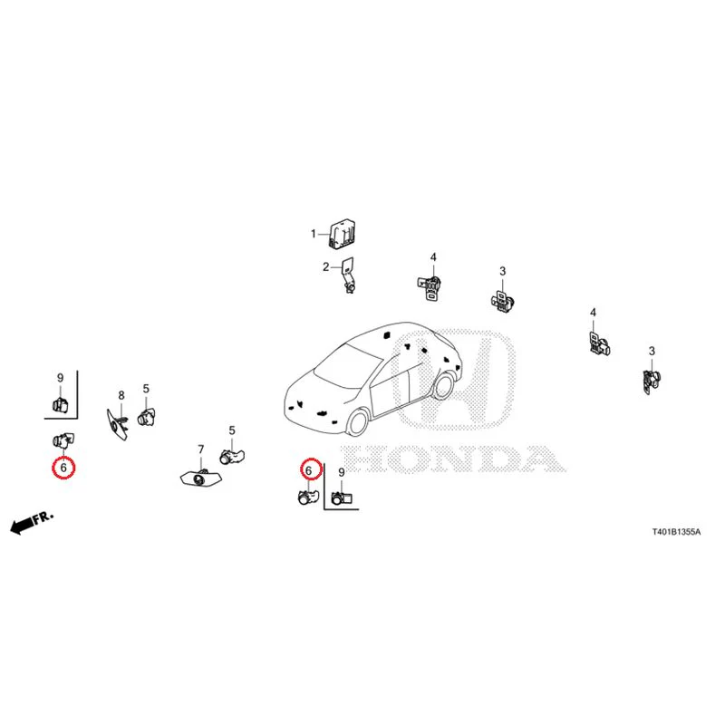 [NEW] JDM HONDA CIVIC FL1 2025 Parking Sensor GENUINE OEM - Image 19