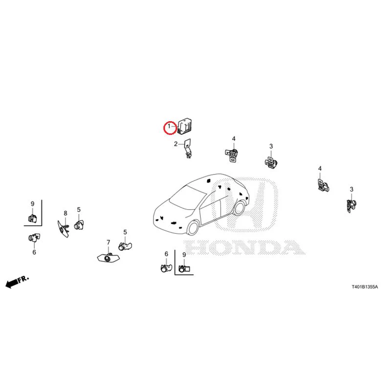 [NEW] JDM HONDA CIVIC FL1 2025 Parking Sensor GENUINE OEM - Image 2