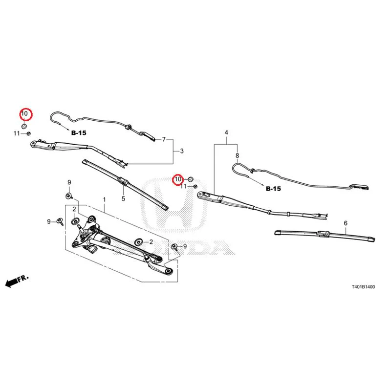 [NEW] JDM HONDA CIVIC FL1 2025 Front Windshield Wiper GENUINE OEM - Image 11