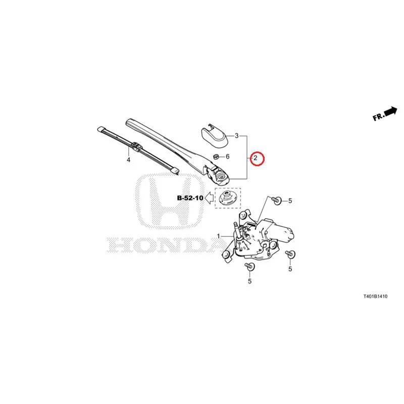 [NEW] JDM HONDA CIVIC FL1 2025 Rear Windshield Wiper GENUINE OEM - Image 3