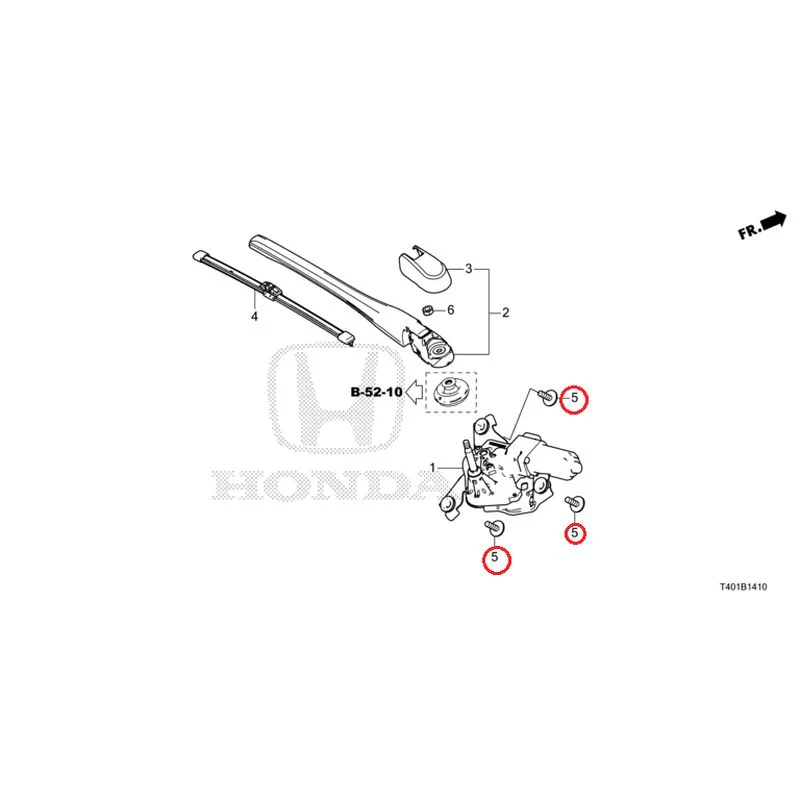 [NEW] JDM HONDA CIVIC FL1 2025 Rear Windshield Wiper GENUINE OEM - Image 6