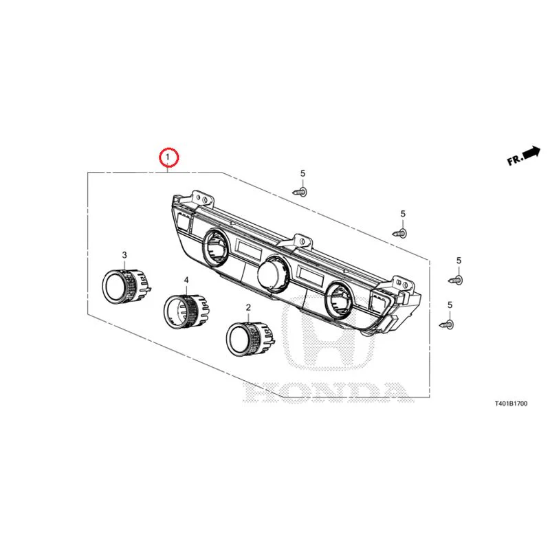[NEW] JDM HONDA CIVIC FL1 2025 Auto Air Conditioner Control GENUINE OEM - Image 2