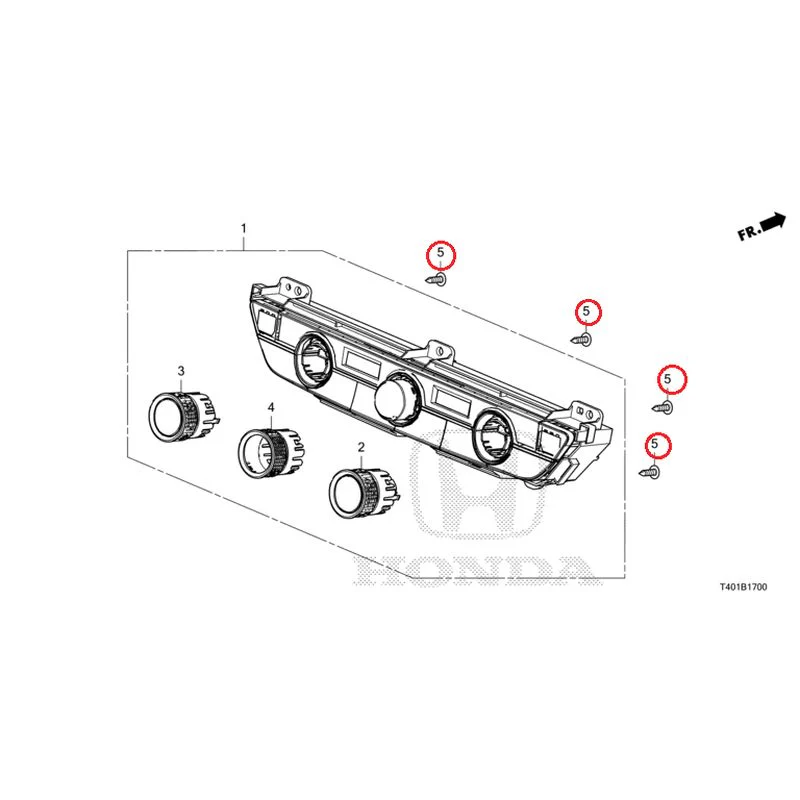 [NEW] JDM HONDA CIVIC FL1 2025 Auto Air Conditioner Control GENUINE OEM - Image 6
