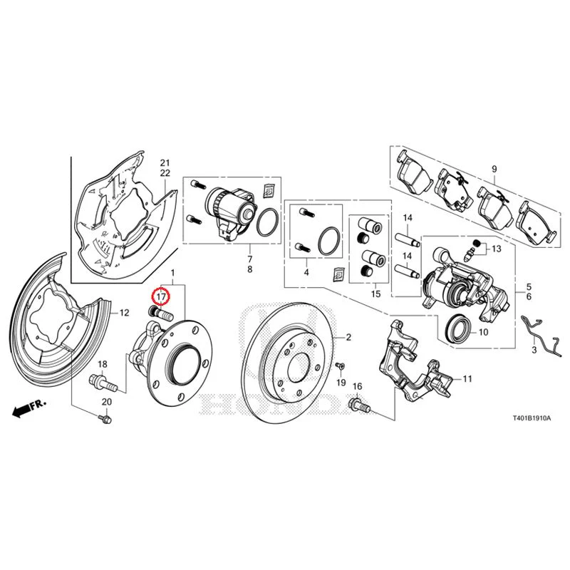 [NEW] JDM HONDA CIVIC FL1 2025 Rear Brake GENUINE OEM - Image 20