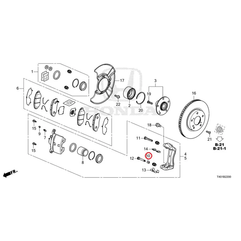 [NEW] JDM HONDA CIVIC FL1 2025 Front brake (1) GENUINE OEM - Image 11